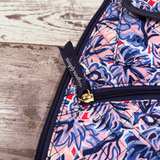 Simply Southern Sling Backpack Pink and Blue - Image 8