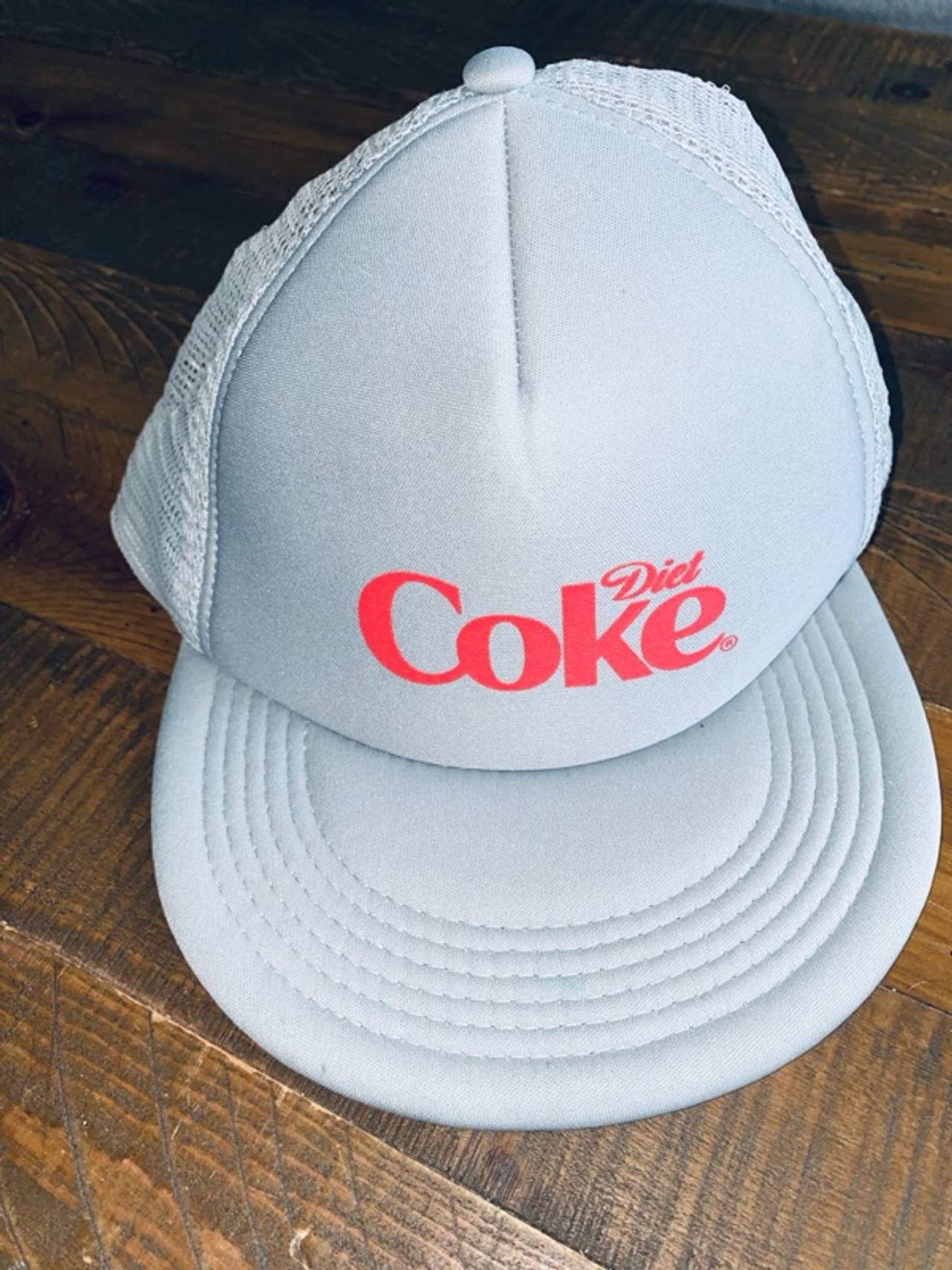 American Needle Diet Coke Snapback Trucker Hat Gray