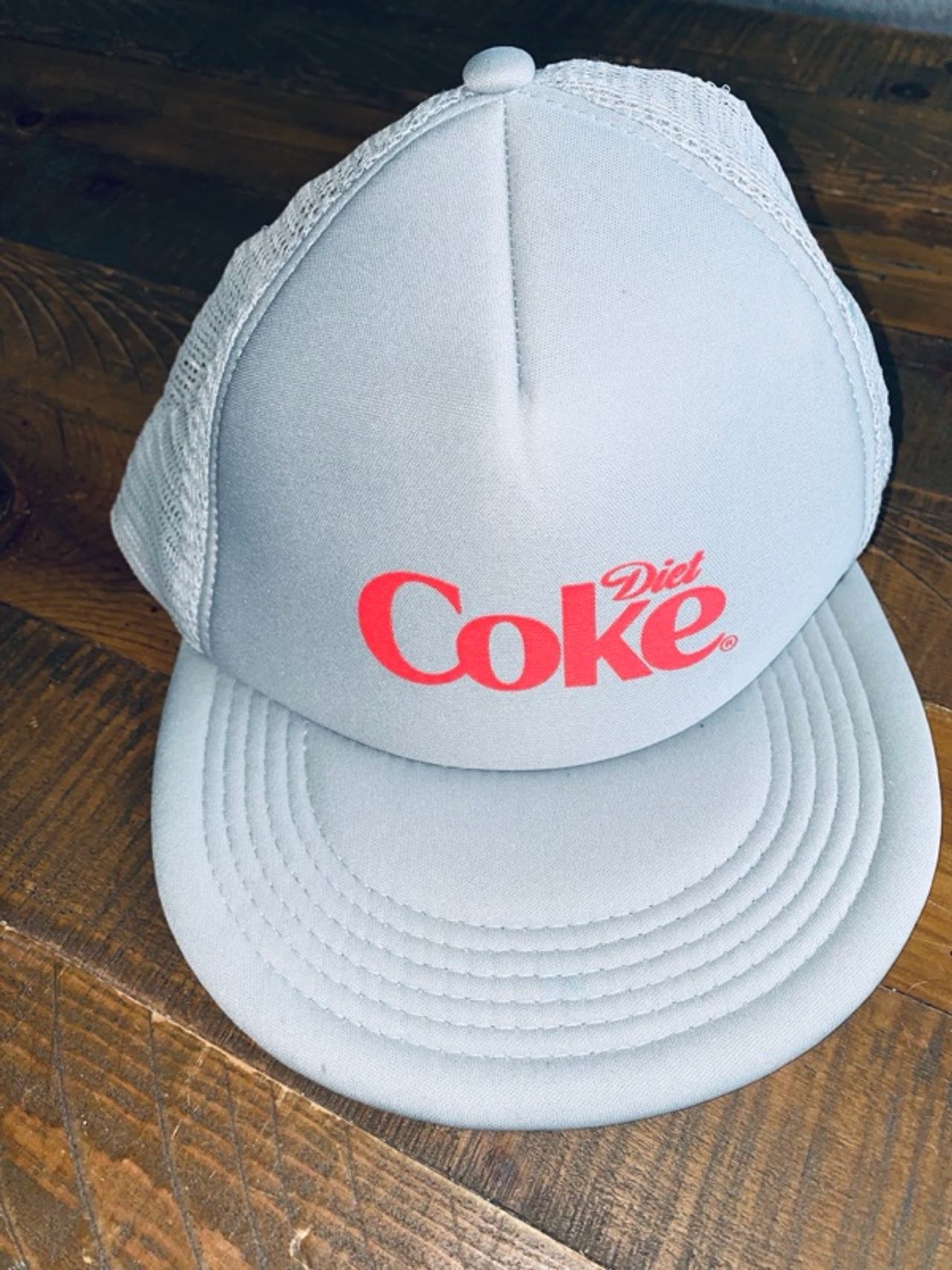 American Needle Diet Coke Snapback Trucker Hat Gray