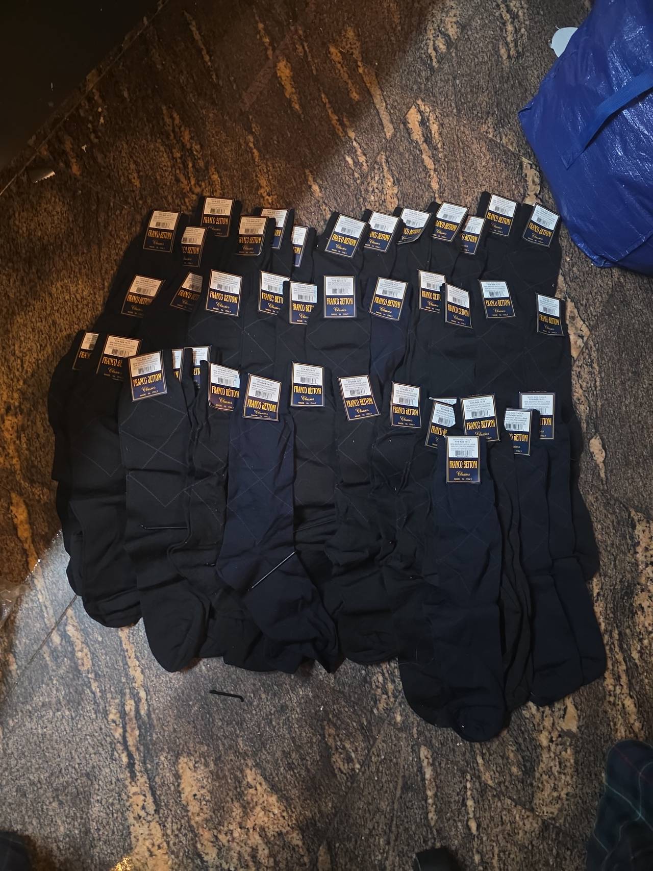 Franco Bettoni Classics Merino Wool Blend Dress Socks