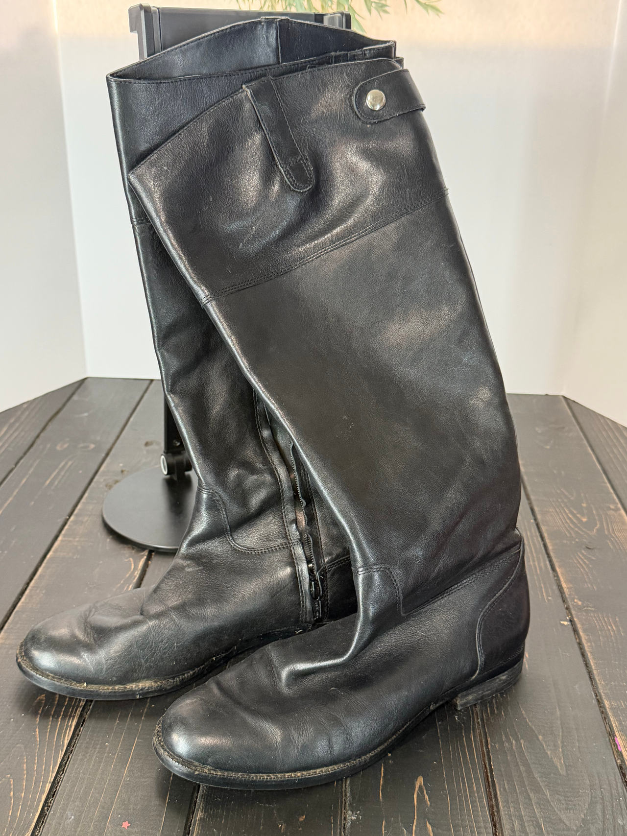 Ralph Lauren Button Tall Boot