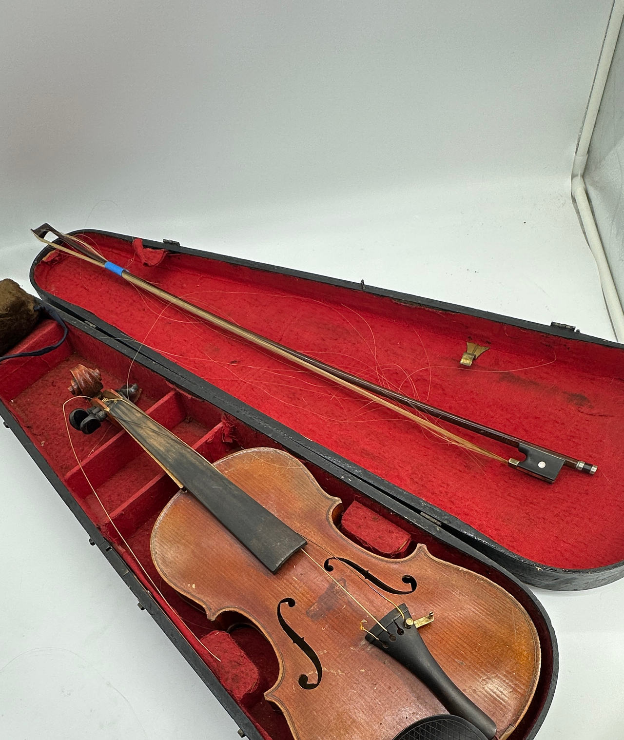 Vintage Violin with Case and Bow