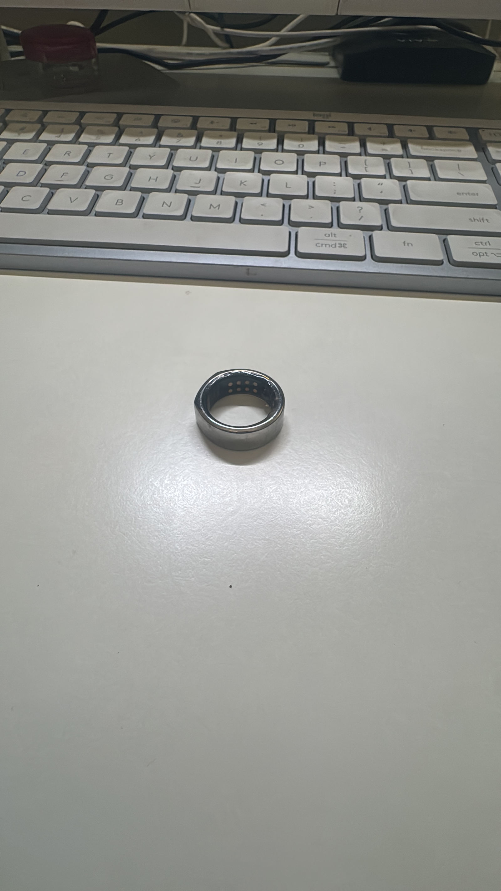 Oura Ring Generation 3 Heritage Silver Size 7
