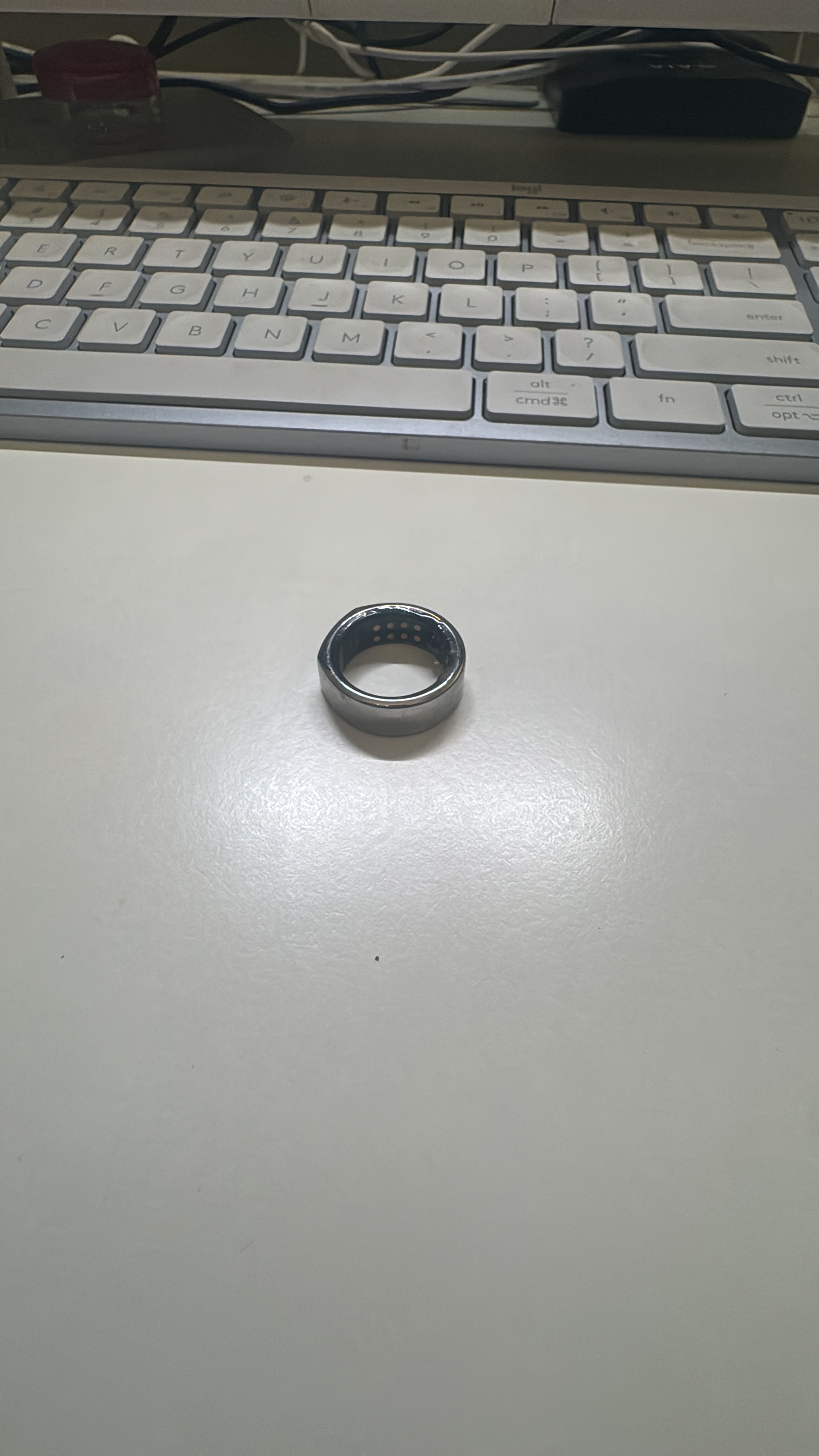 Oura Ring Generation 3 Heritage Silver Size 7