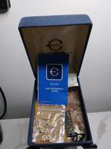 Elgin Men's Gold Tone Nugget Watch with Diamond Accent - Image 1