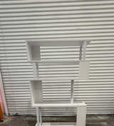Modern 4-Tier S-Shaped Geometric Bookshelf - Image 1