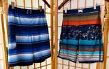Boys Striped Swim Trunks Set - Image 1