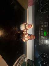 Publix Pilgrim Pair Ceramic Salt & Pepper Shakers - Image 1