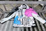 Lil Peep Custom Painted Leather Jacket-*Medium* NWT- MSR:$250 - Image 1