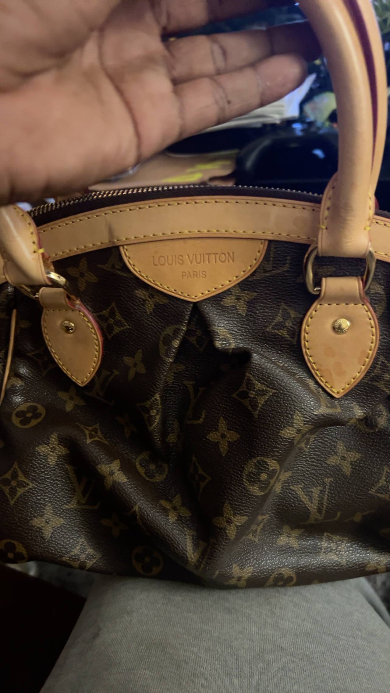 Louis Vuitton Tivoli PM Brown Monogram Tote