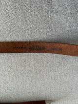Orvis Leather & Silver Belt Brown - Image 4