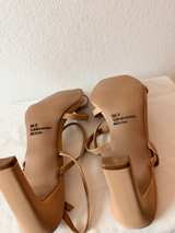 Lulus Emmalee Sand Strappy Heels size 8 NEW - Image 5