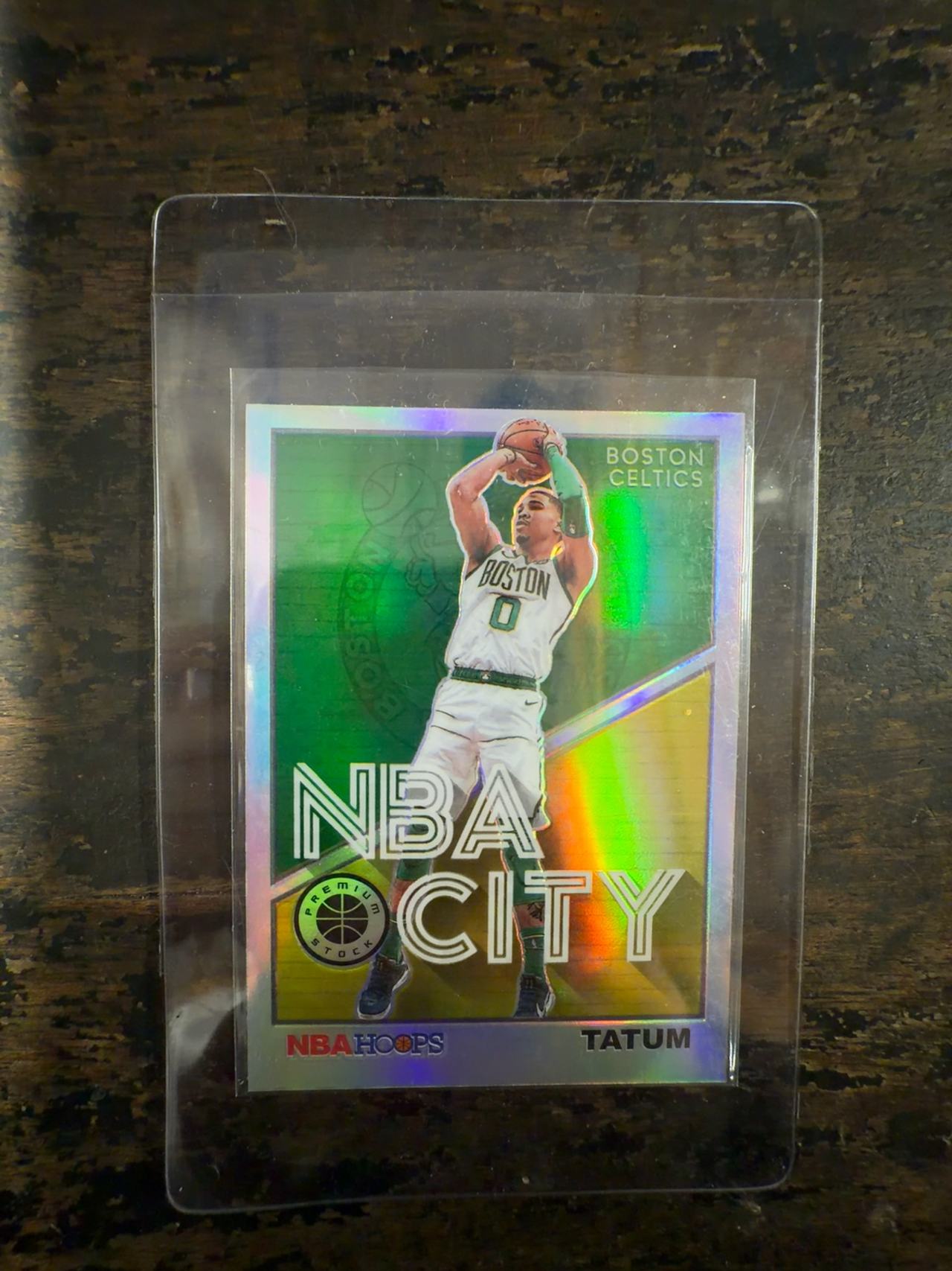 Panini Jayson Tatum 2019-20 NBA Hoops Premium Stock NBA City #11