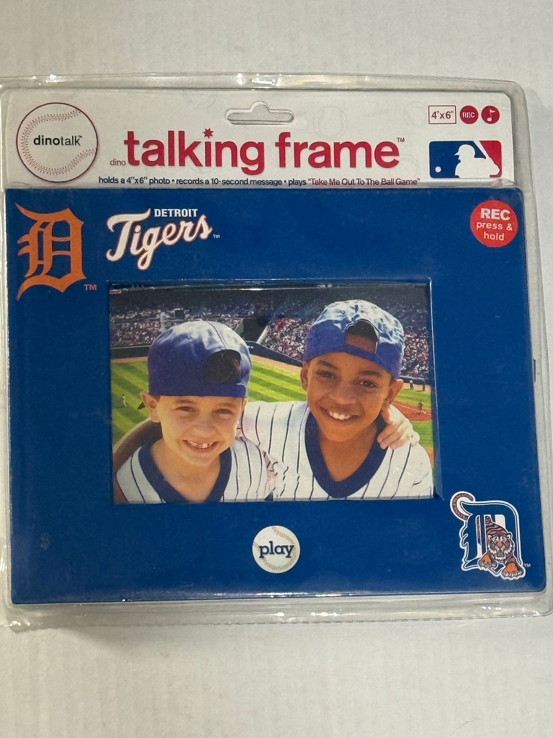 DinoTalk MLB Detroit Tigers Talking Photo Frame