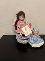 Donna RuBert Porcelain Dolls with Lace Chair - Image 1