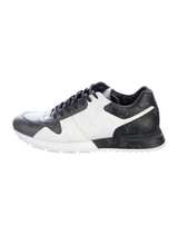 Louis Vuitton Run Away Sneaker Monogram Eclipse Black White - Image 1