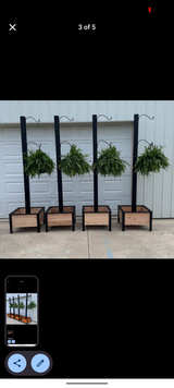 Wooden Planter Box with Hanging Post - Image 4