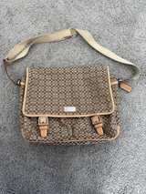 Authentic Coach Signature Small Messenger Bag Khaki/Camel with Shoulder Strap - Image 1