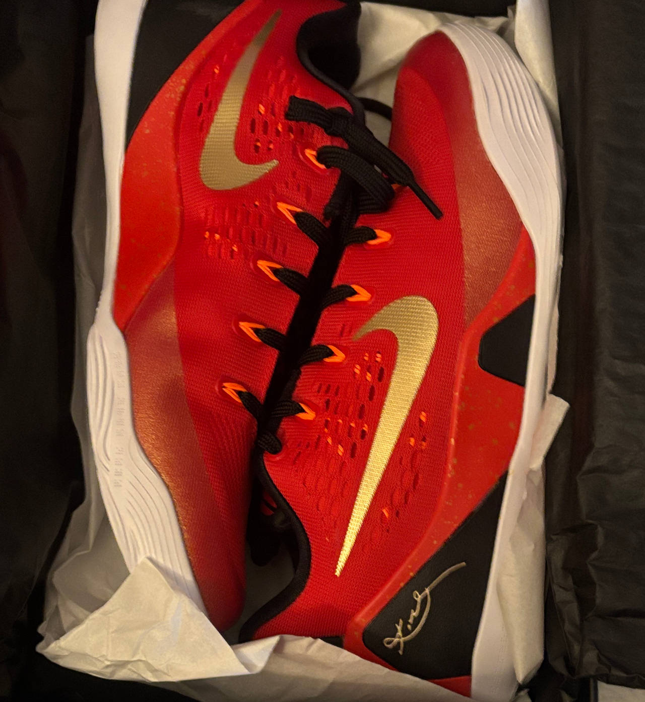 Nike Kobe 8 System University Red Gold