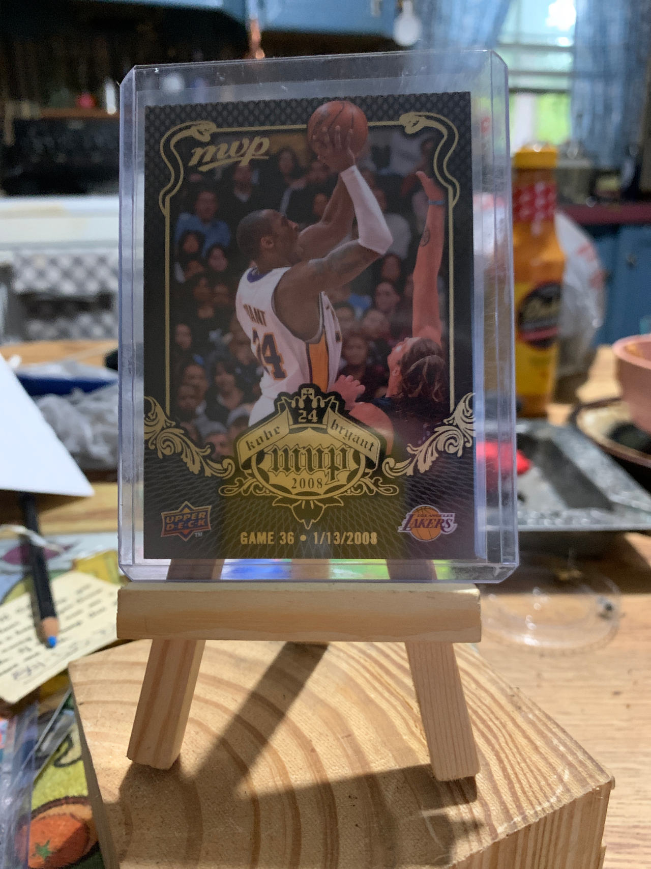 Kobe Bryant 2008 MVP Upper Deck Basketball Card