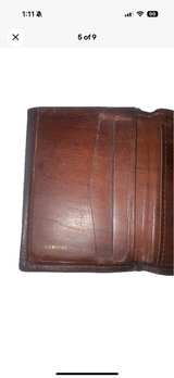 Rolf’s Cowhide Vintage Brown Leather Wallet - Image 6