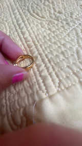 Gold Solitaire Ring - Image 3