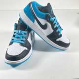 Air Jordan 1 Low Laser Blue Black White - Image 1