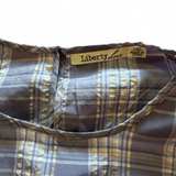 Liberty Love Plaid Peplum Puff Sleeve Top - Image 3