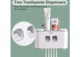 Toothbrush Holders with Toothpaste Dispenser Wall Mounted for Bathroom-4 Cups - Image 7