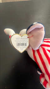 Ty Righty 2000 Red White Blue Elephant - Image 5