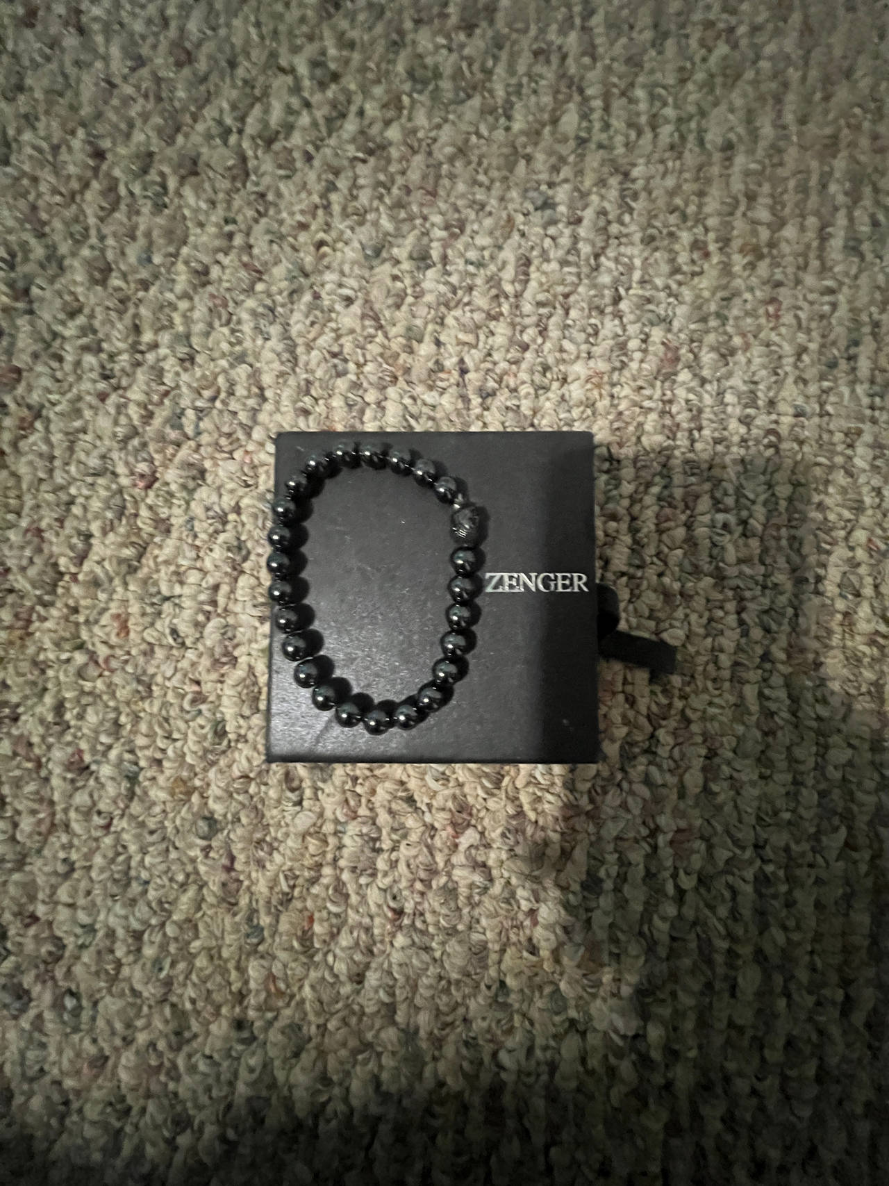 Zenger Hematite Bead Bracelet