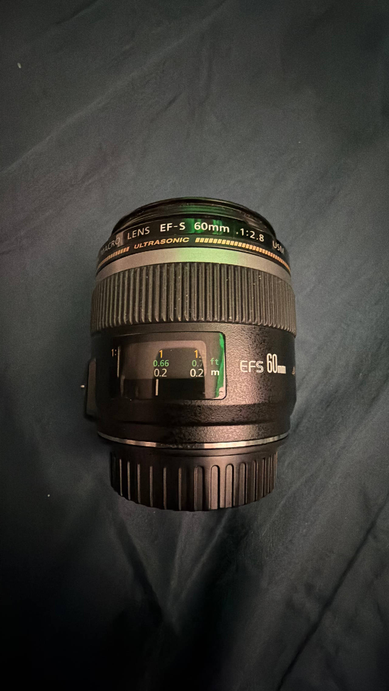 Canon EF-S 60mm f/2.8 Macro USM Lens Black