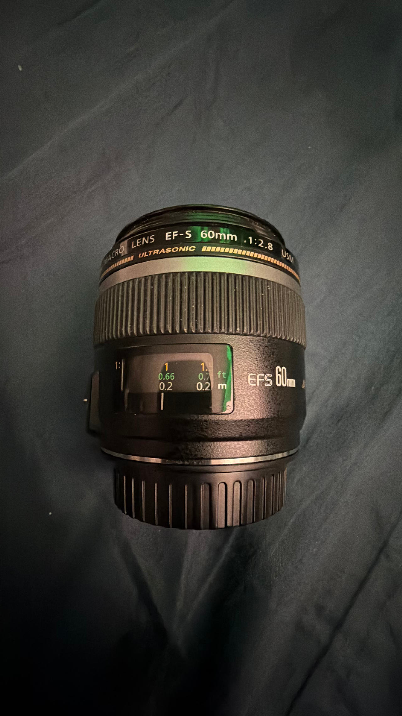 Canon EF-S 60mm f/2.8 Macro USM Lens Black