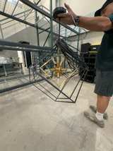 Hudson Valley Lighting Roundout Chandelier Black & Gold - Image 1