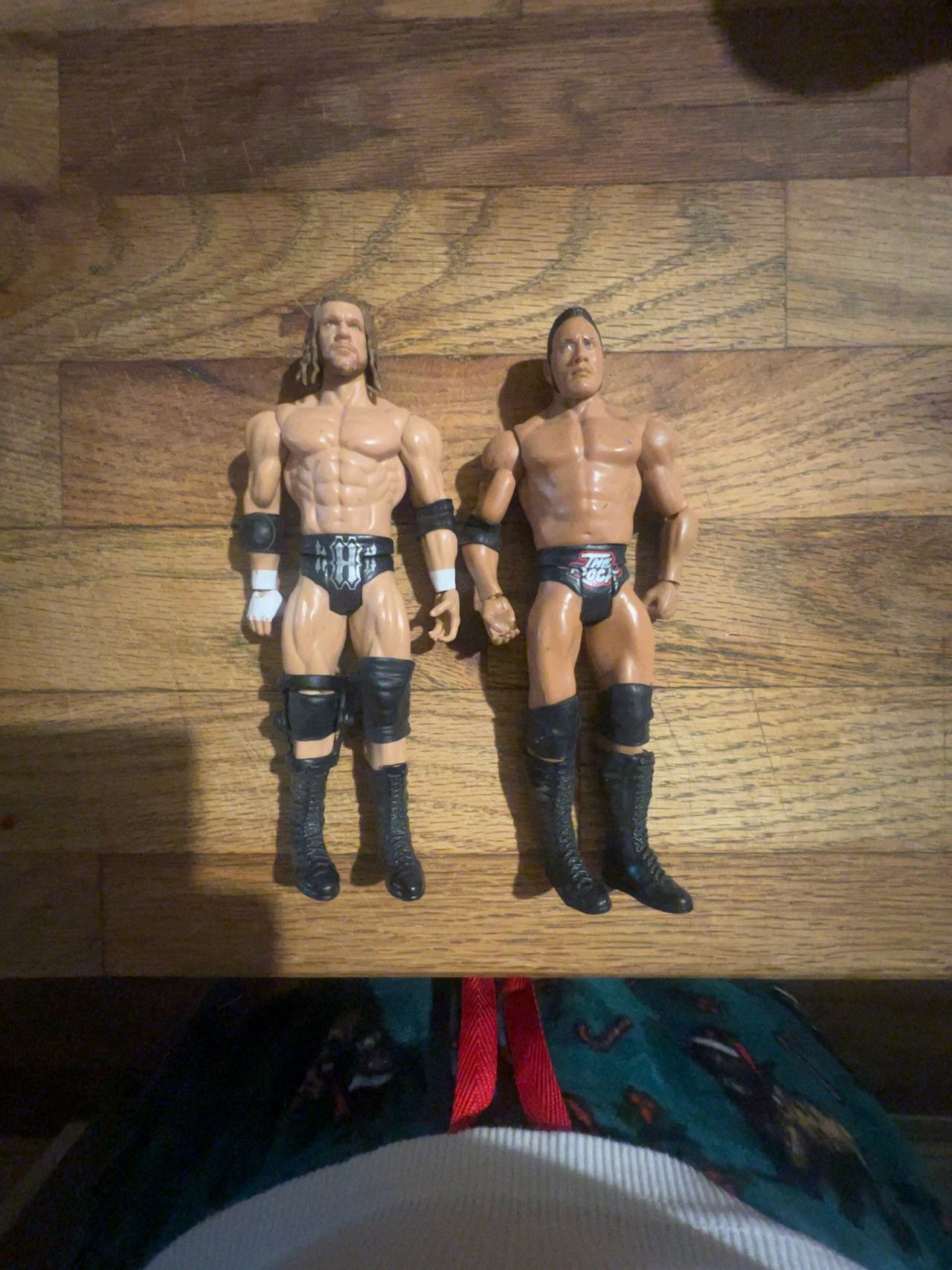 Mattel WWE The Rock & Triple H Action Figures