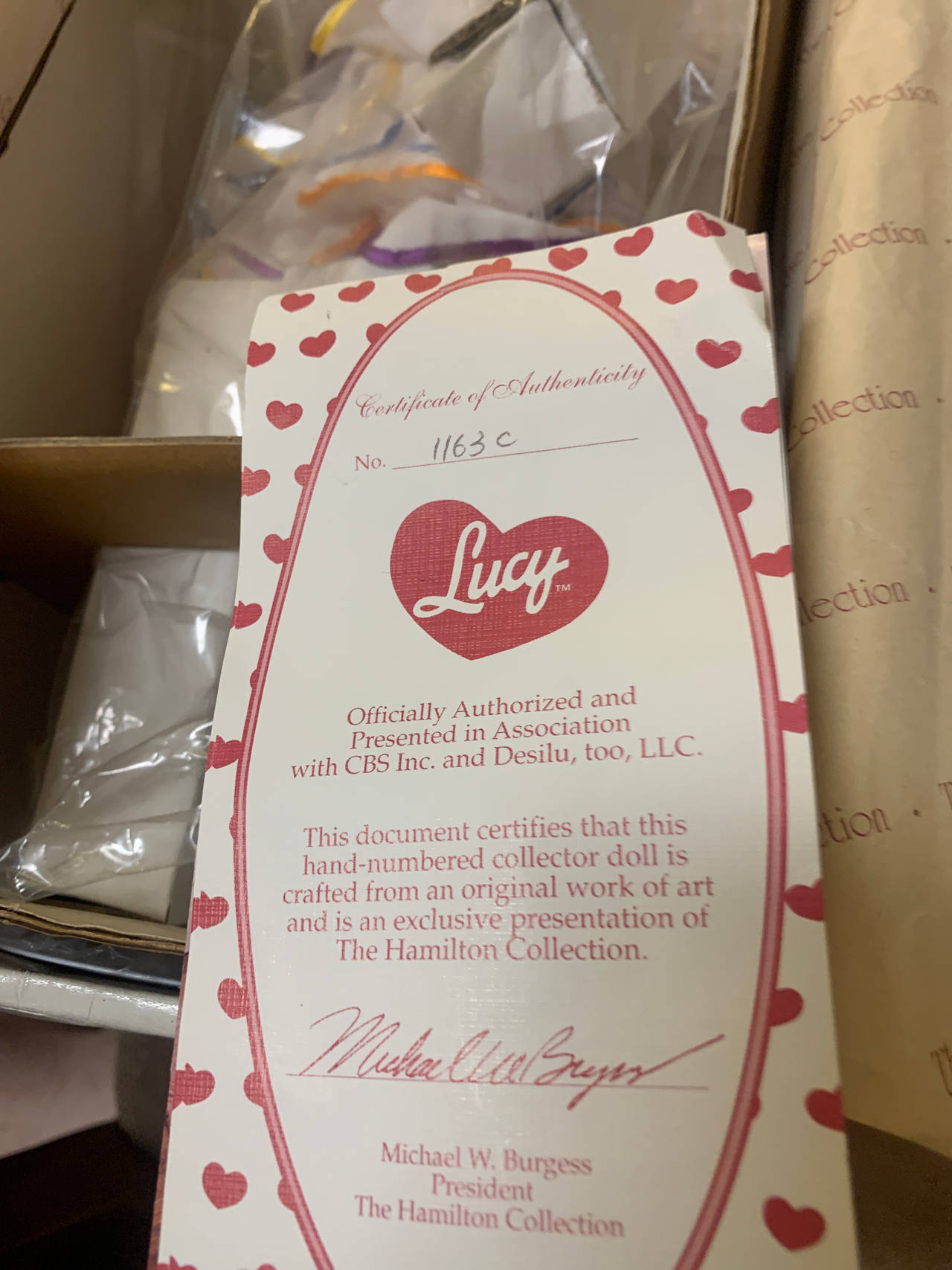 Lucy Collector Doll