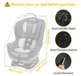 YOREPEK Black Car Seat Travel Bag Backpack Car Seat Bags Carseat Cover Car - Image 5