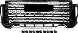 GMC Sierra 2500HD 3500HD Denali Gloss Black Grille - Image 3