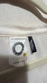 Anthropologie Akimi + Kin Desert Dazed Mini Dress Ivory: S - Image 4