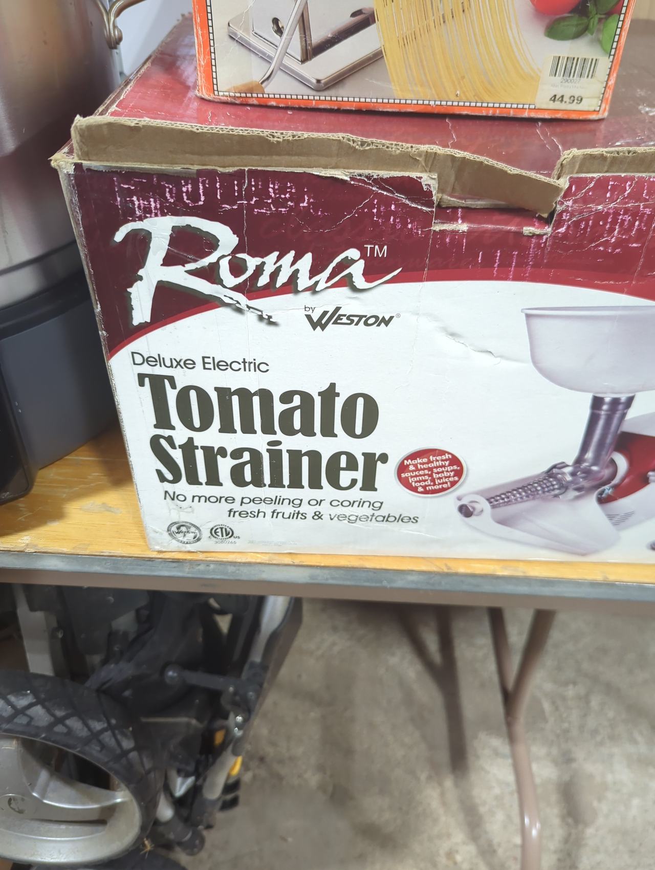 Weston Roma Deluxe Electric Tomato Strainer