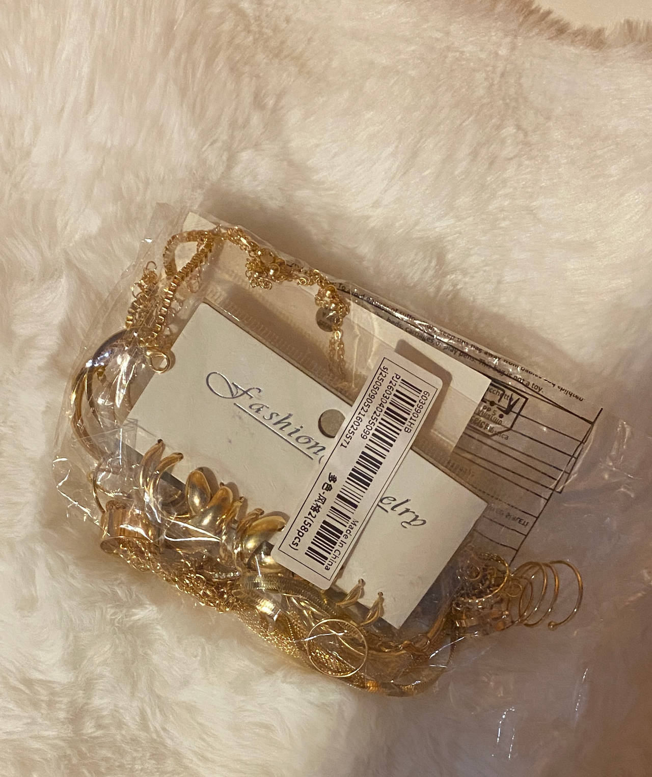 58-Piece Fashion Jewelry Ring and Necklace Set