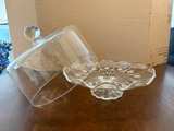 Princess House Heritage Cake Stand with Dome - Image 2