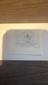 1996-97 Hawaii Wildlife Conservation Stamp Nene Goose signed - Image 2