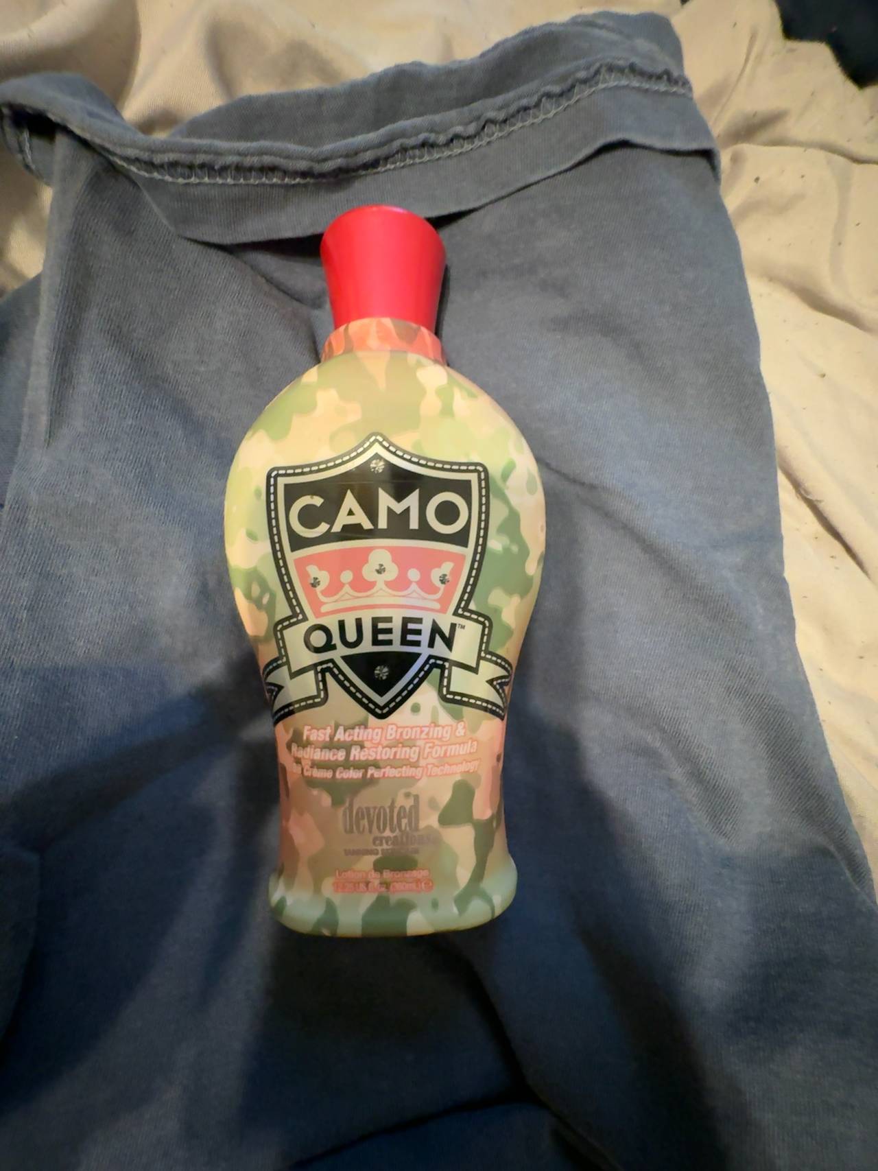 Devoted Creations Camo Queen Bronzing Lotion 12.25 oz