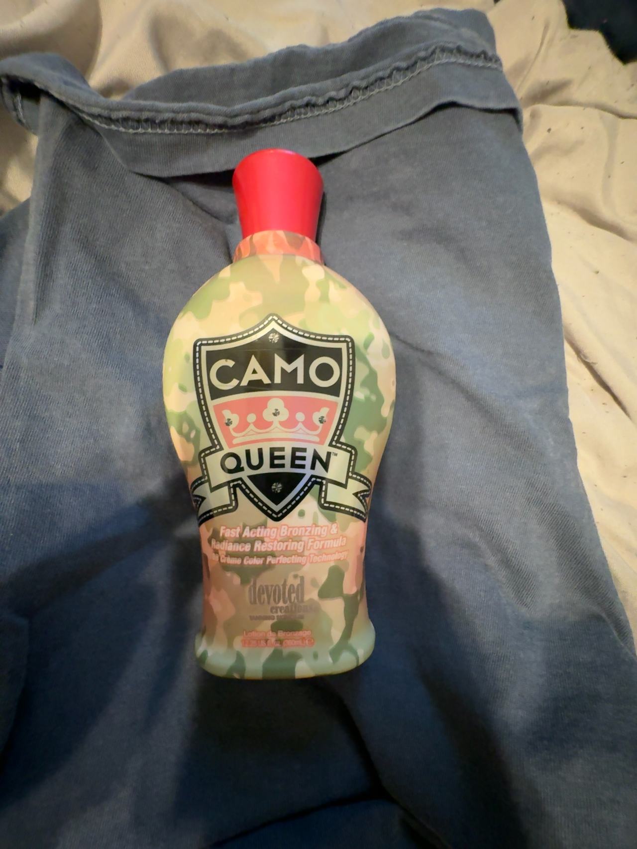 Devoted Creations Camo Queen Bronzing Lotion 12.25 oz