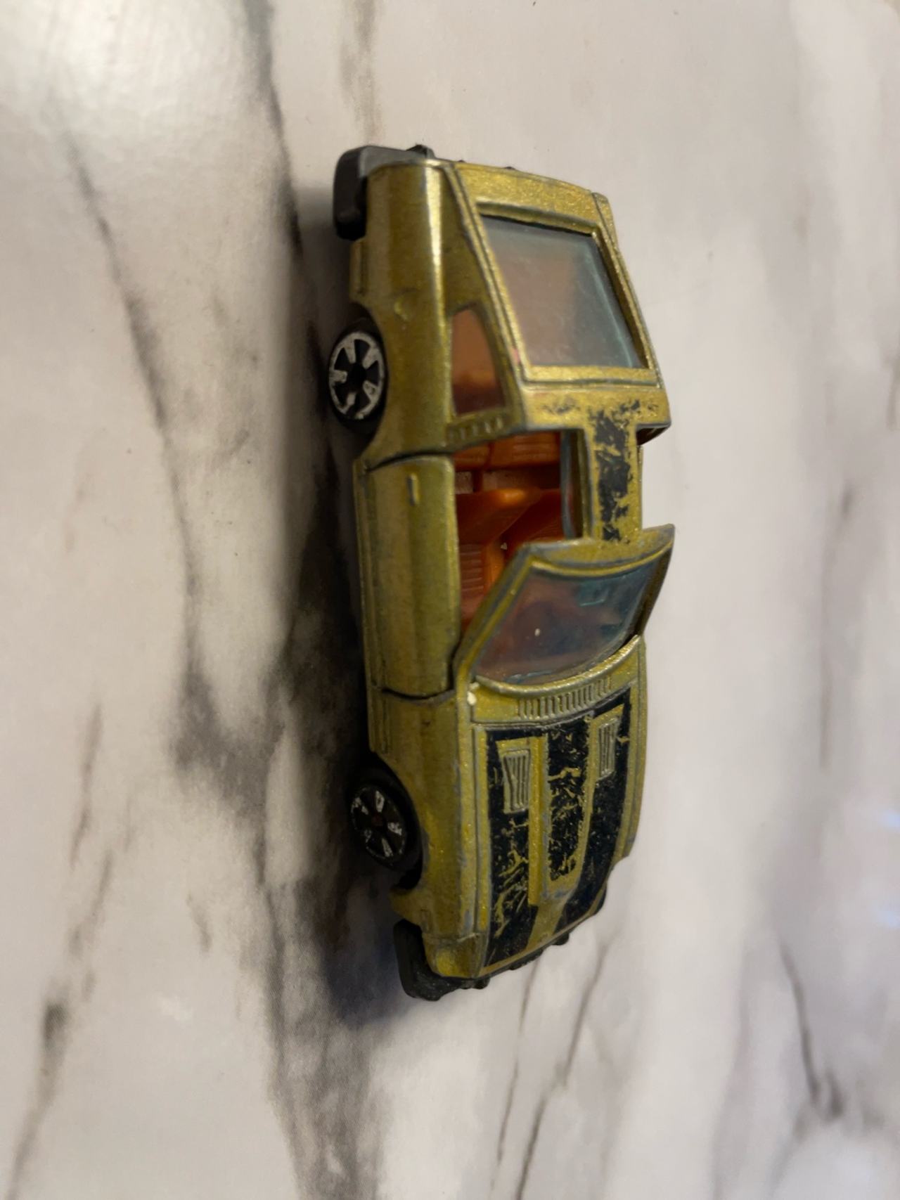 Kidco Datsun Diecast Toy Car Gold