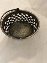 Department 56 Vintage Silverplate Pierced Basket - Image 4
