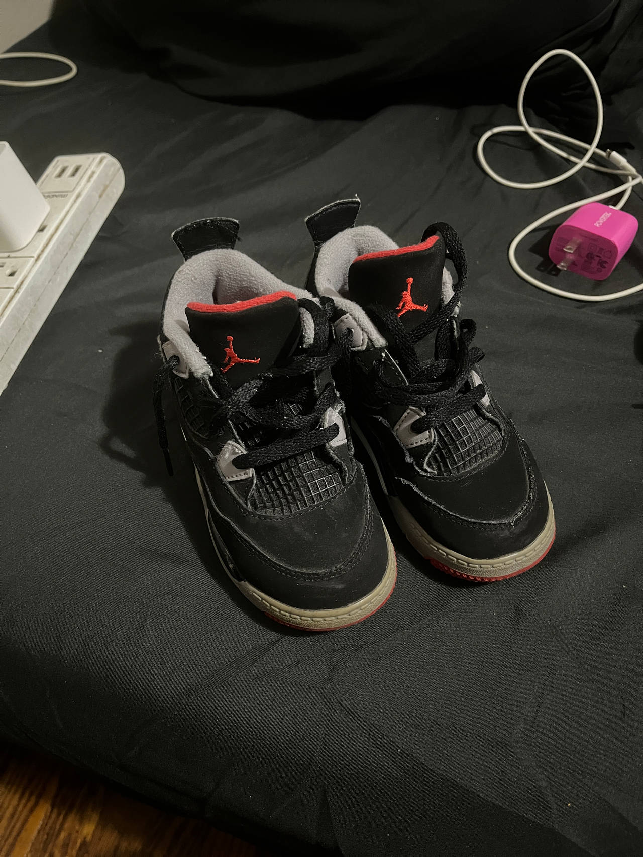 Air Jordan 4 Retro (Preschool) 'Bred'