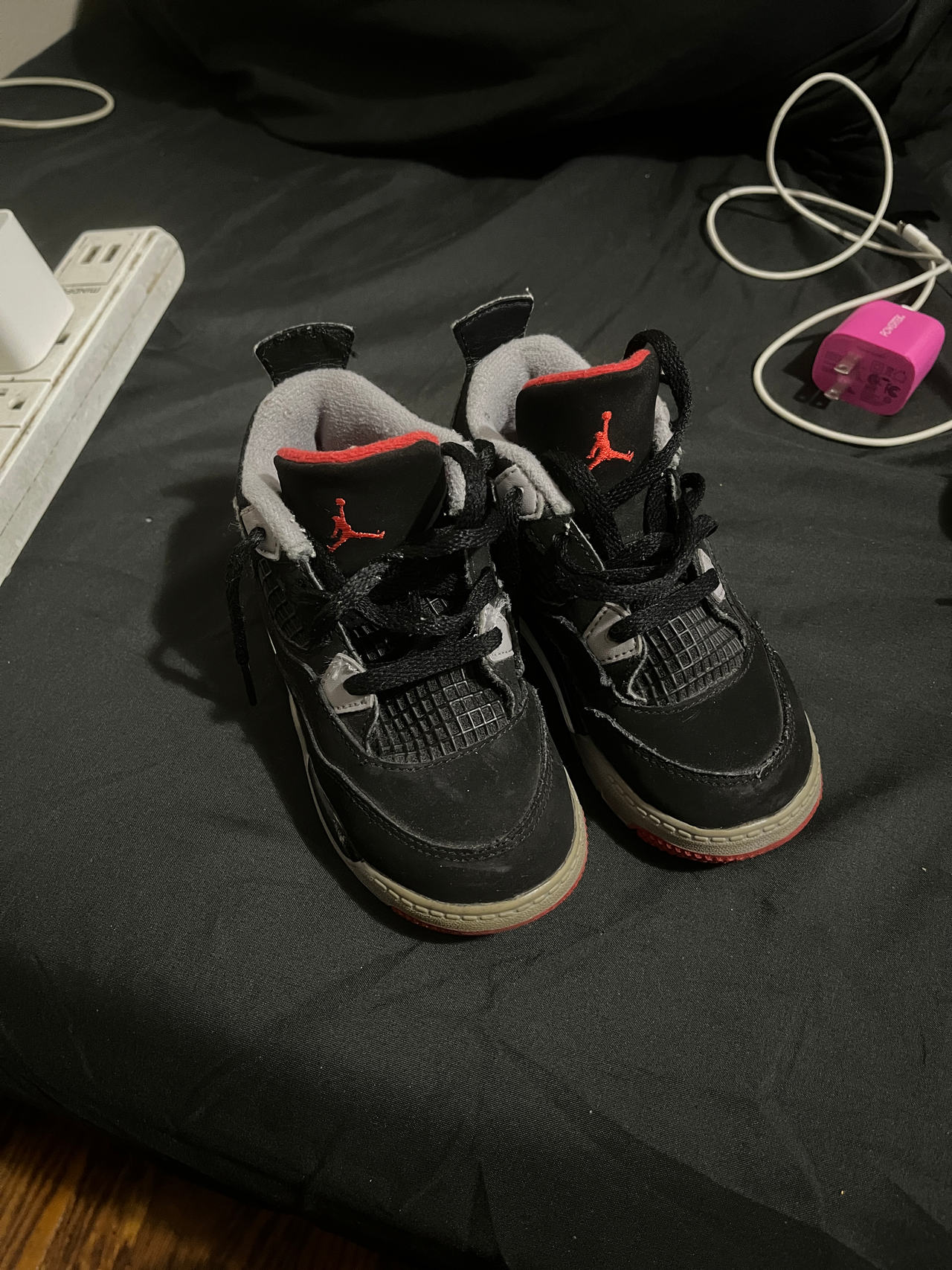 Air Jordan 4 Retro (Preschool) 'Bred'