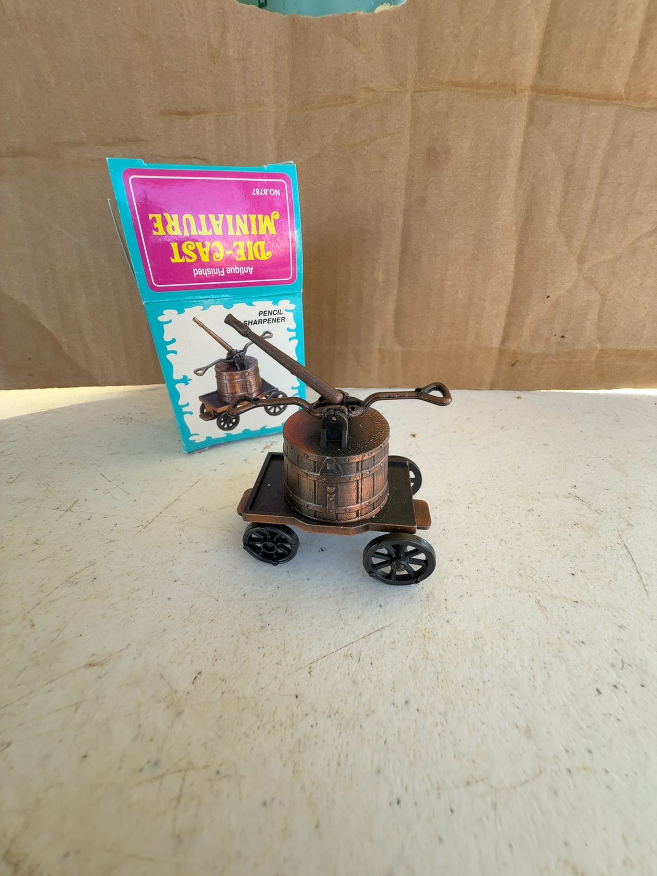 Bronze Die Cast Water Pump Pencil Sharpener